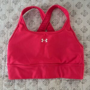 Under Armour Crossback Pink Sports Bra
